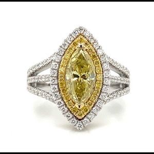 Designs 18K Yellow Diamond Ring 💍🥰🤙🏽